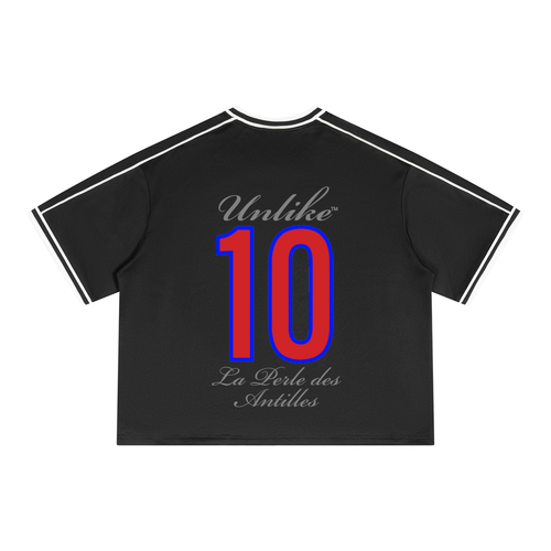 Ayiti Boxy V-Neck Football Jersey