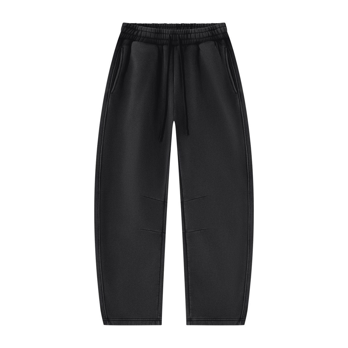LUV Vintage Wash Barrel Leg Fleece Sweatpants