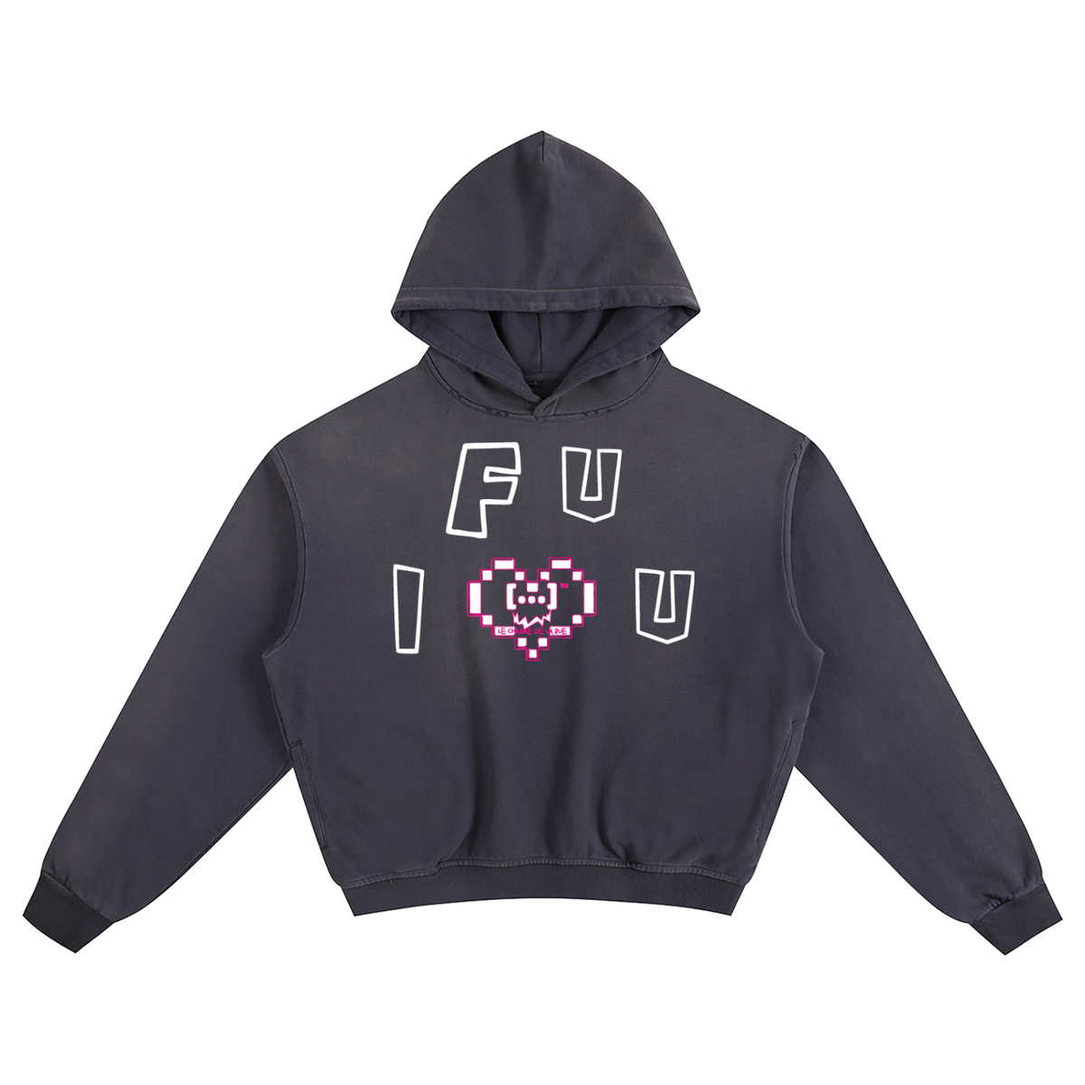 LUV Sunfade Boxy Hoodie