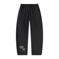 LUV Vintage Wash Barrel Leg Fleece Sweatpants